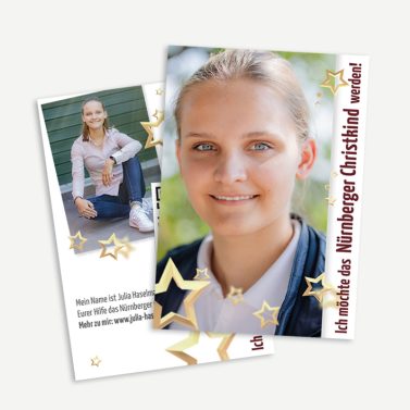 Julia Haselmann bewirbt sich als Nürnberger Christkind